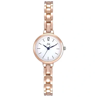 Image of JewelryWe Womens Bracelet Watch Stainless Steel Round Dial Analog Quartz Bangle