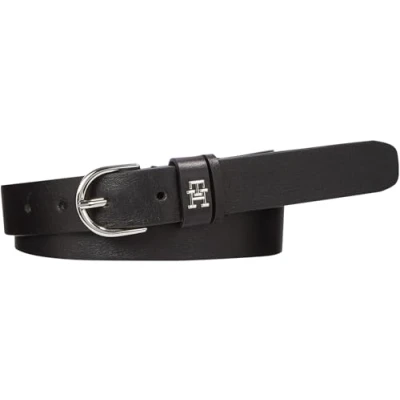 Image of Tommy Hilfiger Essential Effortless Belt, Women&#039;s, Size: 54, Black