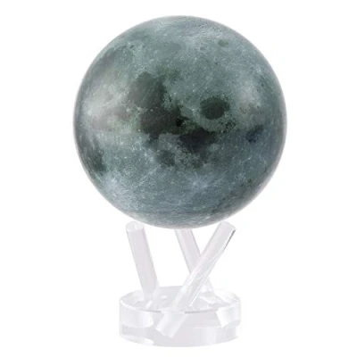 Image of MOVA Globe Moon 6&quot; with Base, Solar Powered Rotating No Need of Battery or Chord, Unique Gift and Decoration