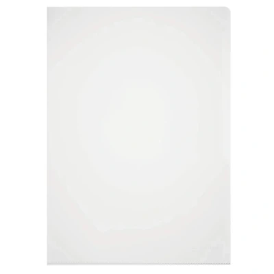 Image of Durable Transparent Document Pockets A4 Rigid Plastic Wallet with Thickness of 0.15 mm Large Pack 50 Clear