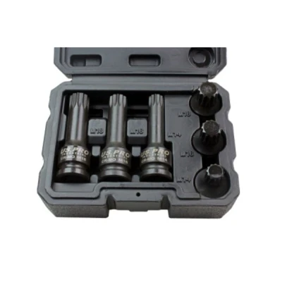 Image of US PRO B1379 M14 M16 M18 Spline Bit Sockets, Impact Wrench M14/M16/M18
