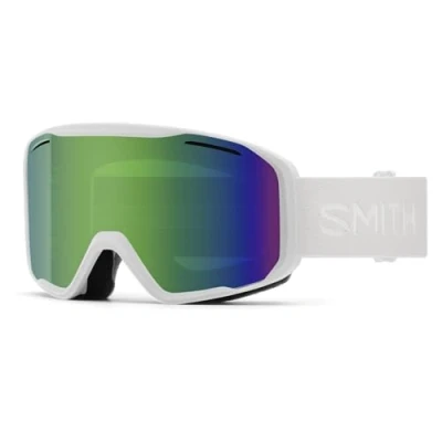 Image of SMITH Unisex Adult Blazer Snow Sport Goggle White Frame Green Sol X Mirror Lens