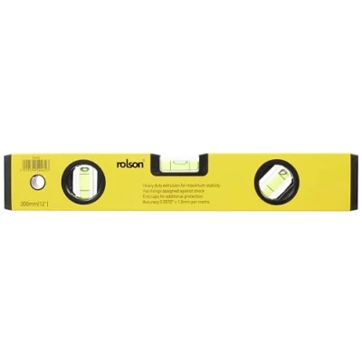 Image of Rolson 54460 Best Price Square Spirit Level, Alloy, 300MM BPSCA
