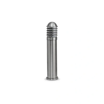 Image of Bollard Light 230V Medium Louvred E27 Stainless Steel JCC NiteLED