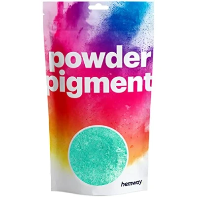 Image of Hemway Epoxy Dye Pigment Powder Colour Ultra Sparkle Metallic Pigments for Resin Polyurethane Mint Green 50g / 1.75oz