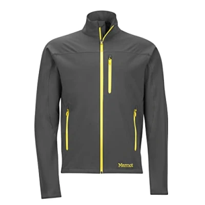 Image of Marmot Men&#039;s Tempo Softshell Jacket?? ???? ??tempo ????tempo Chamarratempo ??jaqueta athletic shell jackets, Slate Grey, L UK