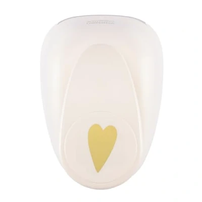 Image of Vaessen Creative Craft Paper Punch Heart 4,4 x 7,3 cm Circle Cutter for Crafting and Card Making
