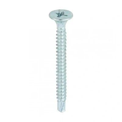 Image of TIMCO 00038PSDD S/Drill Drywall Screw PH2 BZP, Silver, 3.5 x 38, Set of 1000 Pieces