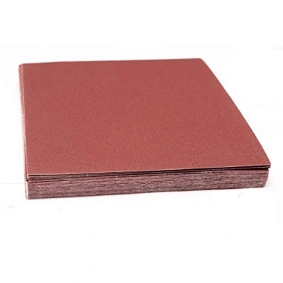 Image of Emery Cloth Abrasive Sandpaper Sheets Sand Paper (603) Aluminium Oxide Pack of 12 / P400