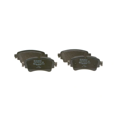 Image of 4N0698451, 80A698451B, 80A698451Q, 80A698451R, 8W0698451BC Brake pad set BOSCH 0 986 494 833 Low Metallic with anti squeak plate AUDI: A5 B9 Sportback