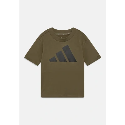 Image of adidas Performance TEE Print Tshirt for kids, Size: 15 16y, Olive strata/black