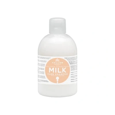 Image of Kallos Cosmetics Milk Shampoo with Protein 1000ml, White