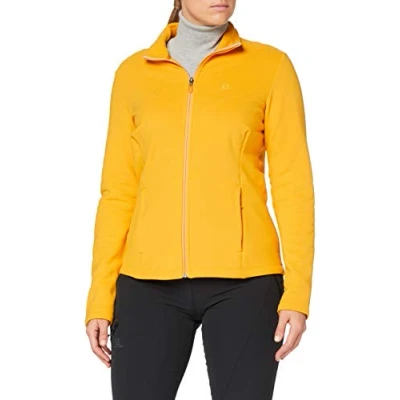 Image of SALOMON Radiant FZ W Fleece Lining, Women, womens, Fleece, LC1357400, Autumn Blaze, L