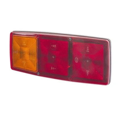 Image of 16520022 Rear light HELLA 2SE 003 167 031 Left P21W, R10W black 12, 24V without bulbs with seal, bulb holder