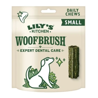 Image of Lily&#039;s Kitchen Woofbrush Dental Chew Natural Sticks for Small Dogs (7 x 22g)