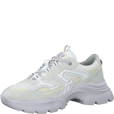 Image of s.Oliver Women&#039;s 5 23621 30 Sneaker, White Comb, 2 UK