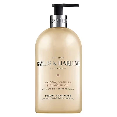 Image of Baylis &amp; Harding Signature Collection Jojoba, Vanilla Almond Oil Luxury Hand Wash 500ml with added moisturisers