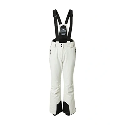Image of Killtec 37559 000 Functional Ski Trousers with Removable Straps, Edge Protection and Snow Guard, White, 40