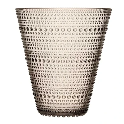 Image of Iittala Kastehelmi 1051614 Vase 154 mm Linen Glass