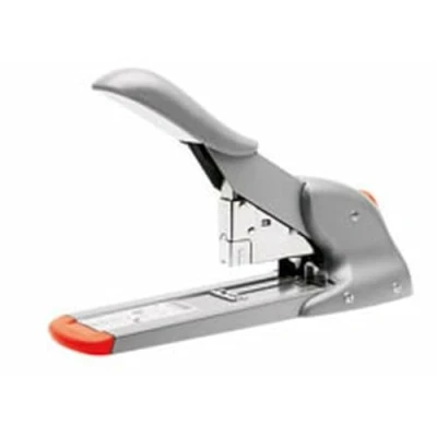 Image of Rapid Fashion HD110 Heavy Duty Stapler, 110 Sheet Capacity, High Volume Stapling, Metal and Plastic, Silver/Orange, 21080815