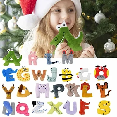 Image of Rianpesn Alphabet Lore Plush Toy, Letters Stuffed Animal Plushie Doll Toys, Plushies Dolls Gift for Children, Educational Letter Montessori Toy Kids