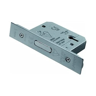 Image of Carlisle Brass LDB5525SSS/BP British Standard Dead Lock, Satin Stainless Steel, 2.5 inch