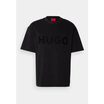 Image of HUGO Dinkee Print Tshirt, Men&#039;s, Size: Small, Black