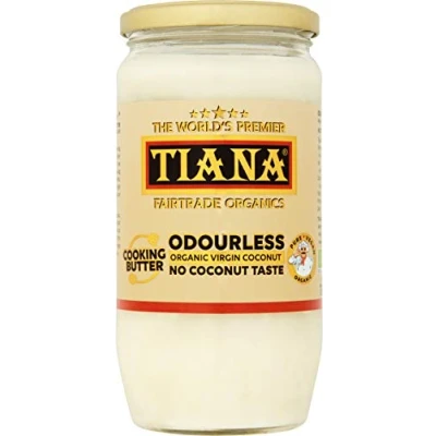 Image of TIANA Fairtrade Organic Virgin Coconut Oil, Odourless Cooking Butter 750ml