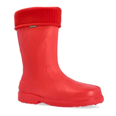 Image of Demar feather light EVA Lined rubber boots Rain LUNA Red, 36/37 EU