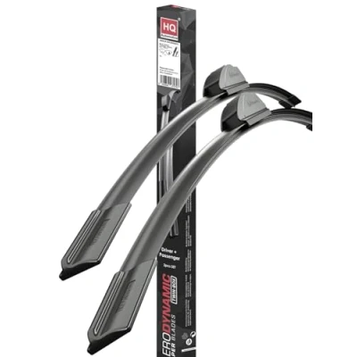 Image of HQ AUTOMOTIVE Front Windscreen Wiper Blades AD61 621, Length: 650mm/400mm J hook