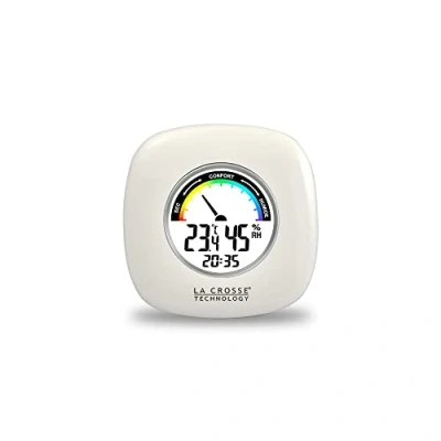 Image of La Crosse Technology WT139 Petit Thermo/Hygro with Comfort Indicator White