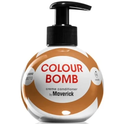 Image of Colour Bomb, Havana 250ml, Depositing and Creme Conditioning Hair Mask/Conditioner, Temporary Refresh Treatment,Semi Permanent Dye, No Mix, Vegan Friendly, Ammonia/Peroxide