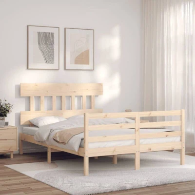 Image of vidaXL Bed Frame without Mattress 120x200 cm Solid Wood