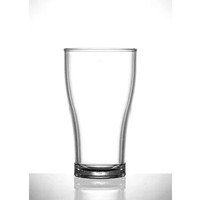 Image of Virtually Unbreakable Polycarbonate Beer Glass Elite Viking 15oz/425ml CE @ 2/3 Pint Pack of 4