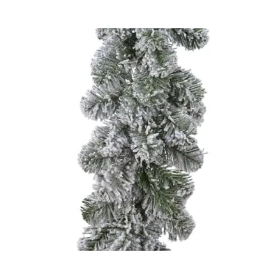 Image of Kaemingk Everlands Snowy Imperial Artificial Christmas Garland XFull