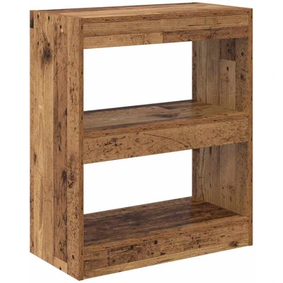 Image of vidaXL Book Cabinet Old wood 60 x 30 72 cm Engineered