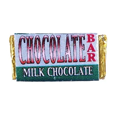 Image of Melody Jane Dolls House Chocolate Bar in Wrapper Miniature Shop Store Accessory