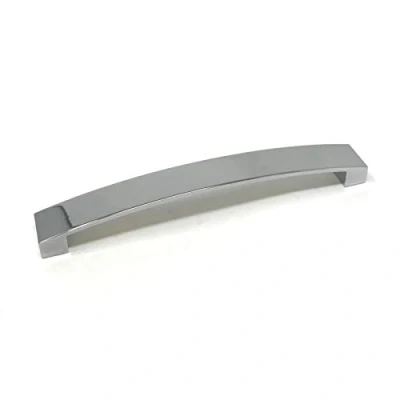 Image of 160mm Polished Chrome Curved Bow Handle for Kitchen Cabinets Bedroom Bathroom Furniture 3 Sizes