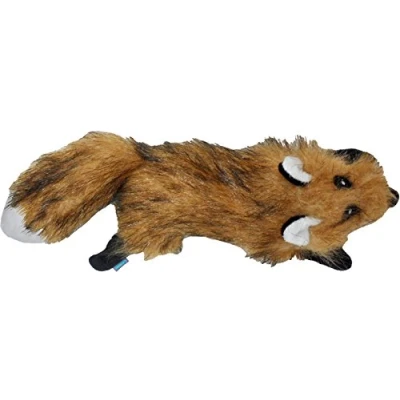 Image of Dog &amp; Co Country Fox Toy, Small, brown and white