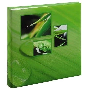 Image of Hama &quot;Singo&quot; Photo Album 30x30cm For 10x15cm Pictures 100 White Pages 400 Photos Green