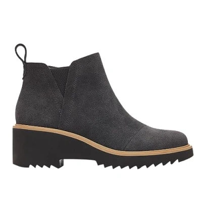 Image of TOMS Women&#039;s Maude Ankle Boot, Forged Iron Suede, 3 UK