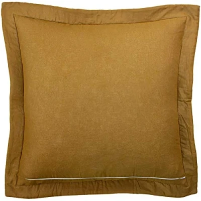 Image of Paoletti Palmeria Cushion Cover, Velvet, Gold, 60 x 60cm