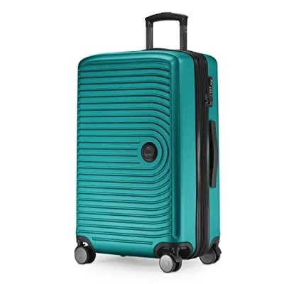 Image of HAUPTSTADTKOFFER Mitte Medium Sized Hard Shell Suitcase, TSA, 4 Wheels, Check In Luggage with 8 cm Volume Expansion, 68 cm, 88 L, Turquoise