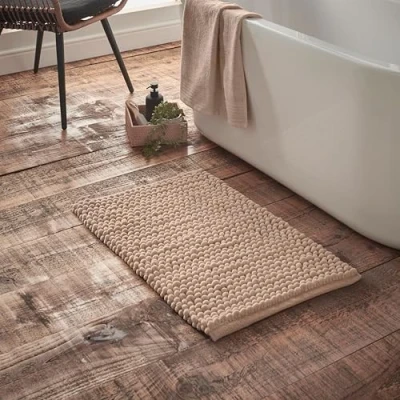 Image of Bianca Aspen Bobble 50x80 cm Bath Mat Natural