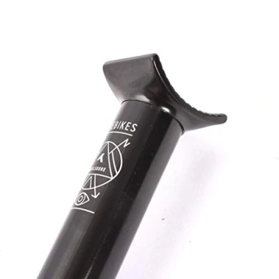Image of KHE Pivotal BMX Seat Post 200 mm 25.4 7005 Aluminium Only 138 g Black