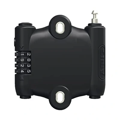 Image of ABUS extendable cable lock SportFlex 2504 bicycle for mounting under the bottle cage combination lightweight, flexible, space saving length 90 cm