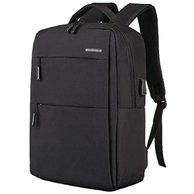Image of 15 Inch Laptop Backpack Briefcase Water Resistant Multi Purpose Bussiness Shoulder Bag Handbag for Work School Travel,Black,15
