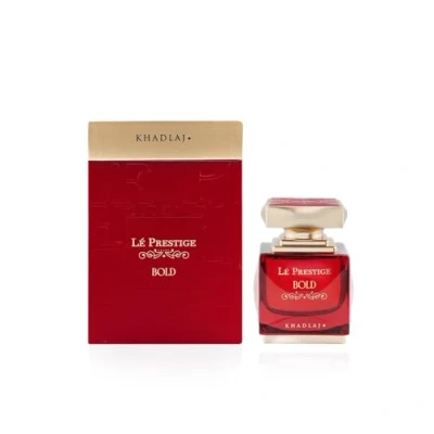 Image of LÉ PRESTIGE Bold 100ml Eau de Parfum Spray by Khadlaj Perfumes and Confident Fragrance with Bergamot, Amber, Saffron, Cedarwood for Men Women