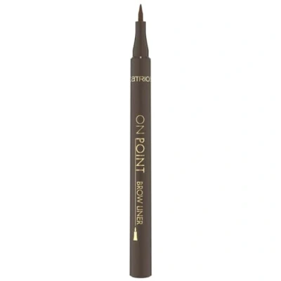 Image of Catrice On Point Brow Liner, Eyebrows, No. 040 Dark Brown, Matt, Vegan, Microplastic Particles Free, Perfume Free (1 ml)