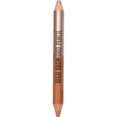 Image of Benefit High Brow Duo Pencil Rich Caramel (matte end) and Warm Bronze (shimmer For Deep Skin Tones